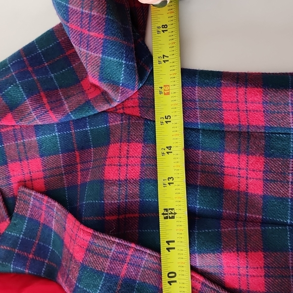 Pendleton pink green and blue plaid wool blazer, sz 6 - Picture 8 of 11